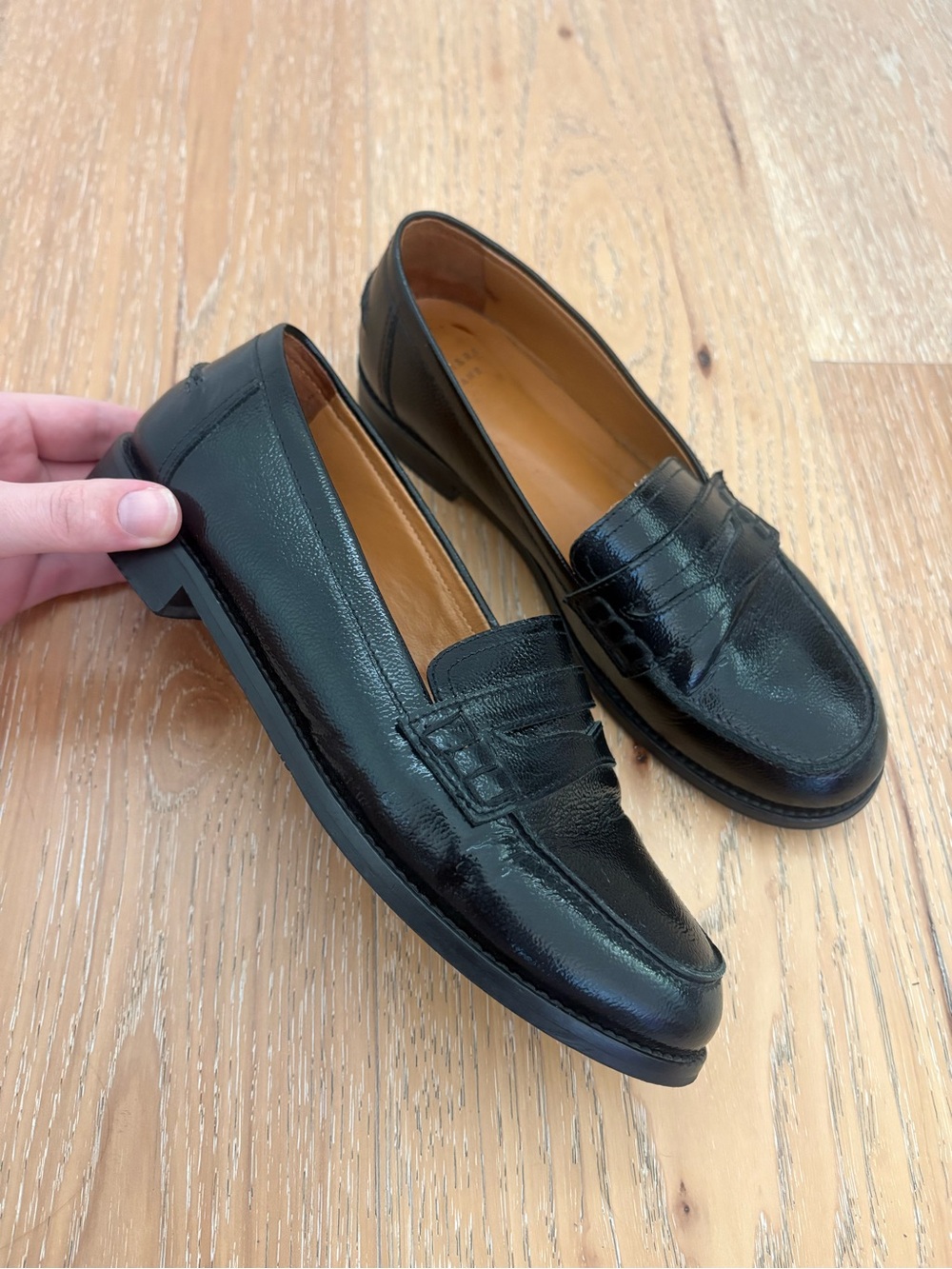 Sezane Leather Andre Loafers 37